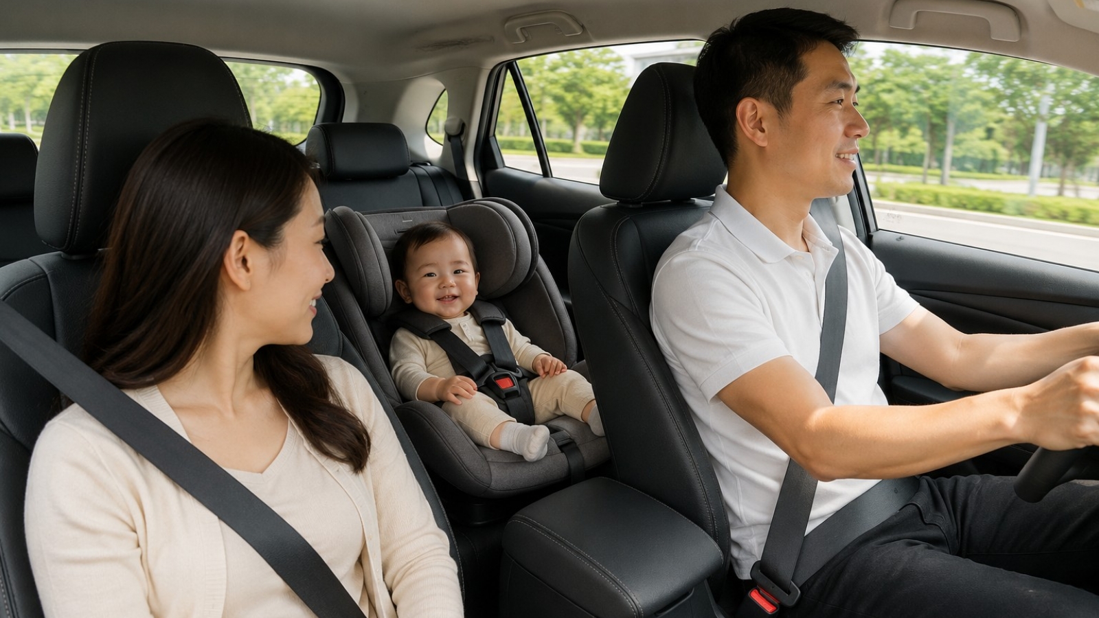 Từ 1/7, chở trẻ trên ô tô không có ghế an toàn bị phạt như thế nào?
